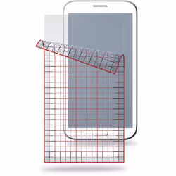 Cellularline Ok Display Invisible - Smartphones jusqu'à 5,25", Toutes marques, 3 pièce(s)