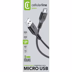 Cellularline Power Cable 120cm - MICRO USB