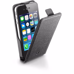 Cellularline Flap Essential For iPhone 4/4S 8,89 cm (3.5") Folio porte carte Noir