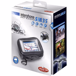 Cellularline SMGPS35 Support pour GPS Moto Passif Noir
