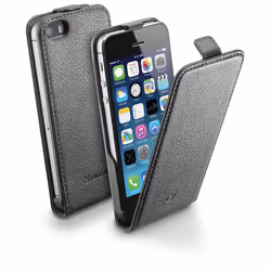 Cellularline 33440, Folio porte carte, Apple, iPhone 5, iPhone 5s, iPhone SE, 10,2 cm (4"), Noir