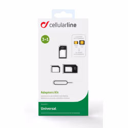 Cellularline UNIVERSALSIMADAPT SIM / flash adaptateur de carte mémoire Adaptateur carte sim