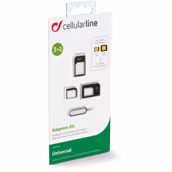 Cellularline UNIVERSALSIMADAPT SIM / flash adaptateur de carte mémoire Adaptateur carte sim