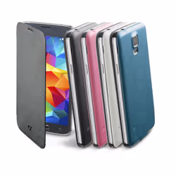 Cellularline BACKBOOKGALS5BK coque de protection pour téléphones portables 12,9 cm (5.1") Folio porte carte Noir
