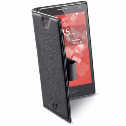 Cellularline Book Uni - Smartphones jusqu'à 4,2", Folio, Toutes marques, 10,7 cm (4.2"), Noir