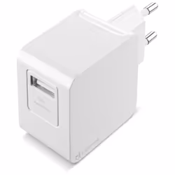 Cellularline ACHUSBMUSB2AW chargeur d'appareils mobiles Smartphone, Tablette Blanc Secteur Intérieure