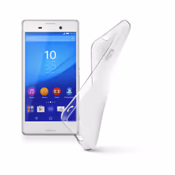 Cellularline Shape - Xperia M4 Aqua, Housse, Sony, Xperia M4 Aqua, 12,7 cm (5"), Translucide, Transparent