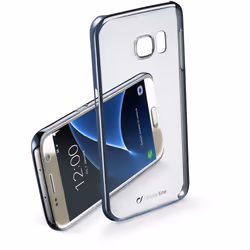 Cellularline CLEAR CRYSTAL, Housse, Samsung, Galaxy S7, 12,9 cm (5.1"), Noir, Transparent