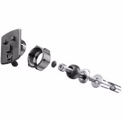 Interphone Riser 17mm Titulaire de, noir pour Hommes