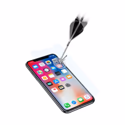 Cellularline TEMPGLASSIPHX, Apple, iPhone X, Résistant aux rayures, Transparent, 1 pièce(s)