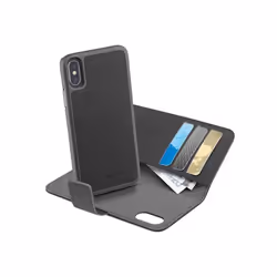Cellularline COMBOIPHXK, Étui avec portefeuille, Apple, iPhone X, 14,7 cm (5.8"), Noir