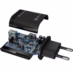 Cellularline ACHHUKITQCTYCK chargeur d'appareils mobiles Universel Noir Secteur Intérieure