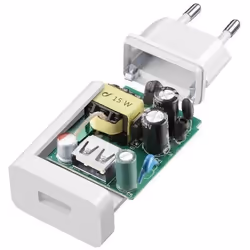 Cellularline ACHSMKIT15WMUSBW chargeur d'appareils mobiles Smartphone Blanc Secteur Intérieure