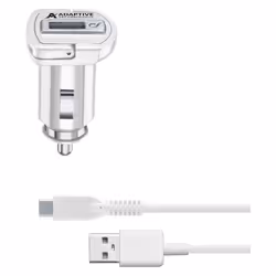 Cellularline CBRSMKIT15WTYCW, Auto, Allume-cigare, 1 m, Blanc