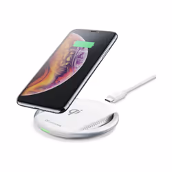 Cellularline WIRELESSPADIPHW, Intérieure, Secteur, 9 V, 2 A, 1,6 m, Blanc