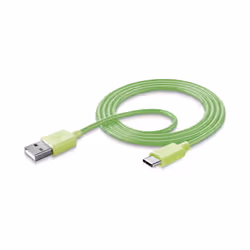 Cellularline USBDATATYCSMART, 1 m, USB A, USB C, Vert