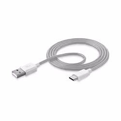 Cellularline USBDATATYCSMART, 1 m, USB A, USB C, Blanc