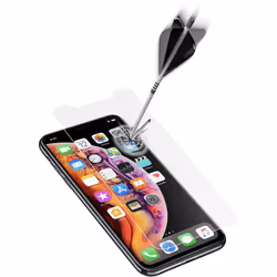 Cellularline TEMPGLASSIPHX65, Apple, iPhone XS Max, Résistant aux chocs, Incassable, Transparent, 1 pièce(s)
