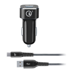 Cellularline TETRCBRHUKITQCTYC Universel Noir Allume-cigare Charge rapide Auto
