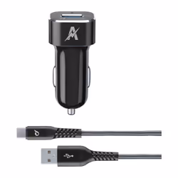 Cellularline TETRCBRSMKIT15WTYC, Auto, Allume-cigare, 1 m, Noir