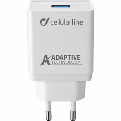 Cellularline ACHKIT15WTYCTABW chargeur d'appareils mobiles Universel Blanc Secteur Intérieure