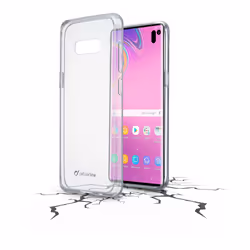 Cellularline CLEARDUOGALS10LT, Coque, Samsung, Galaxy S10e, Transparent