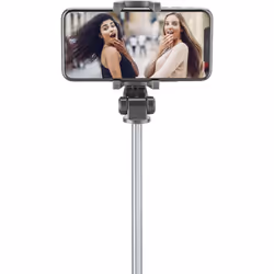 Cellularline Freedom bâton support pour selfies Smartphone Noir, Argent - Vue supplémentaire 3