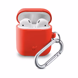 Cellularline BOUNCEAIRPODS, Emplacement, Silicone, Rouge