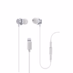 Cellularline AUJUNCOMFIIPH, Avec fil, Appels/Musique, Casque, Blanc