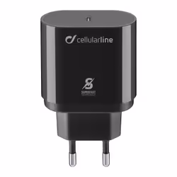Cellularline ACHSMUSBCPD25WK, Intérieure, Secteur, Noir