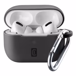 Cellularline Bounce - AirPods Pro, Emplacement, Silicone, 46 g, Noir
