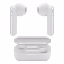 PLOOS - TRUE WIRELESS EARPHONES, True Wireless Stereo (TWS), Appels/Musique, Casque, Blanc