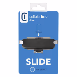 Cellularline Slide Support actif Mobile/smartphone Aluminium, Noir