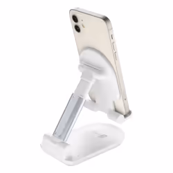 Cellularline Table Stand Support passif Mobile/smartphone, Tablette / UMPC Aluminium, Blanc