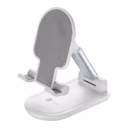 Cellularline Table Stand Support passif Mobile/smartphone, Tablette / UMPC Aluminium, Blanc