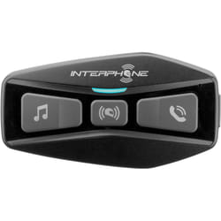 Interphone U-com 2 Système de communication Bluetooth Pack unique, noir