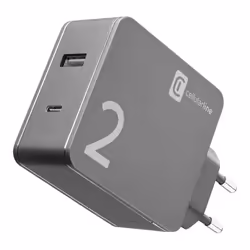 Cellularline Duo Charger, Intérieure, Secteur, Noir