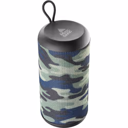 Music Sound Speaker Bluetooth VERTICAL, 5 W, Avec fil &amp;sans fil, Camouflage, Cylindre, Universel, MicroSD (TransFlash)