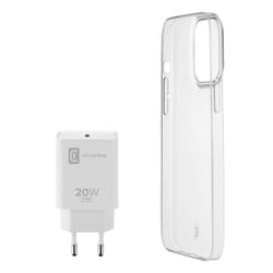 Cellularline Starter Kit 5.4" Housse Transparent, Blanc