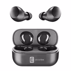 Cellularline WINK, True Wireless Stereo (TWS), Appels/Musique, 38 g, Casque, Noir