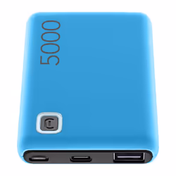 Cellularline ESSENCE, 5000 mAh, Lithium Polymère (LiPo), 12 W, Noir, Bleu