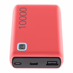 Cellularline ESSENCE, 10000 mAh, Lithium Polymère (LiPo), 12 W, Noir, Rouge