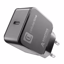 Cellularline USB-C Charger 15W, Intérieure, Secteur, 9 V, Noir