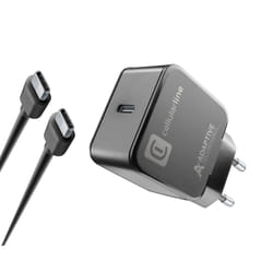 Cellularline USB-C Charger Kit 15W Universel Noir Secteur Intérieure