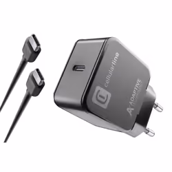 Cellularline USB-C Charger Kit 15W Universel Noir Secteur Intérieure
