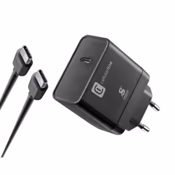 Cellularline Super Fast Charger Kit PD 45W, Intérieure, Secteur, 1 m, Noir