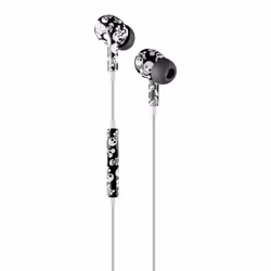 Music Sound ÉCOUTEURS FANTASY IN-EAR, Avec fil, 20 - 20000 Hz, Appels/Musique, Casque, Noir, Blanc