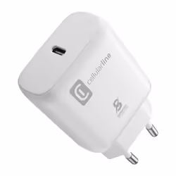 Cellularline Super Fast Charger 25W - Samsung, Intérieure, Secteur, Blanc