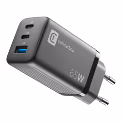 Cellularline MULTIPOWER MICRO 65W, Intérieure, Secteur, Noir