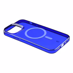 Cellularline Gloss Mag, Housse, Apple, iPhone 14, 15,5 cm (6.1"), Bleu, Transparent, Blanc